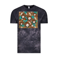 Cloud Black baseball turquoise gemstones western patterns Vintage Tee - BarkalooDesign