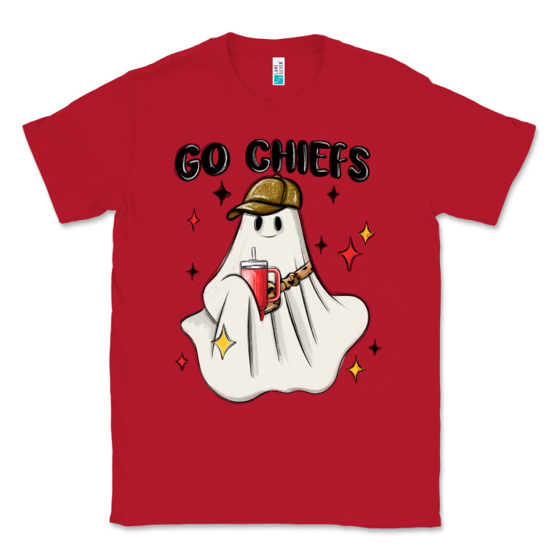 Go Chiefs Boujee Sports Ghost Stanley Classic Tee by MaliasSmallBusiness | Teevron