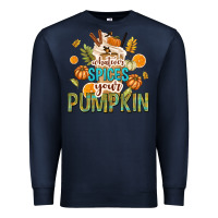 Navy Whatever Spices Your Pumpkin Premium Sweatshirt - texasbilliewilder