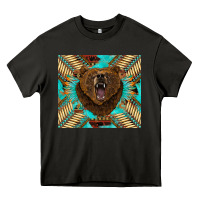 Asphalt bear native american  tumbler Heavy Core Tee - BarkalooDesign