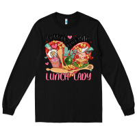 Black cupids favorite lunch lady Long Sleeve Tee - MaliasSmallBusiness