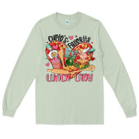 Matcha cupids favorite lunch lady Long Sleeve Tee - MaliasSmallBusiness