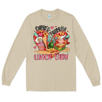 Mushroom cupids favorite lunch lady Long Sleeve Tee - MaliasSmallBusiness