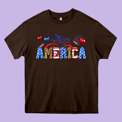 Western America Heavy Core Tee Designed By Neo Western