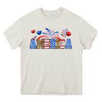 Cream Western America Heavy Core Tee - Neo Western