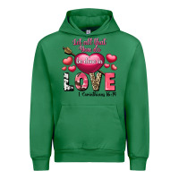 Emerald Let all that you do be in love Valentine's Day Urban Hoodie - FaDigitalArtStudio