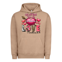 Pigment Burro Let all that you do be in love Valentine's Day Urban Hoodie - FaDigitalArtStudio