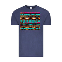 Vintage Denim leopard aztec turquoise jewelry Vintage Tee - BarkalooDesign