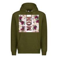 Army Green mother’s day mom flowers tumbler tbs Premium Hoodie - TumblerDesignByShophia