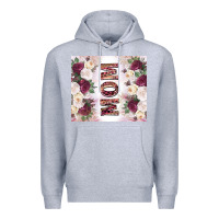 Heather Grey mother’s day mom flowers tumbler tbs Premium Hoodie - TumblerDesignByShophia