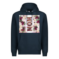 Navy mother’s day mom flowers tumbler tbs Premium Hoodie - TumblerDesignByShophia