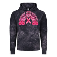 Breast Cancer Rainbow Vintage Hoodie | Teevron