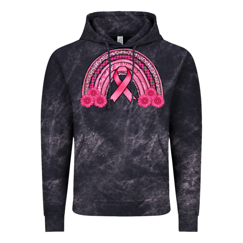 Breast Cancer Rainbow Vintage Hoodie by AdoDesignShop | Teevron