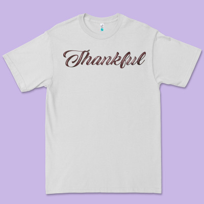 Thankful Premium Tee Designed By Fadigitalartstudio