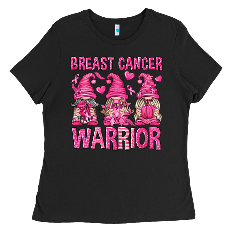 Breast Cancer Warrior Gnomes Ladies Tee by texasbilliewilder | Teevron