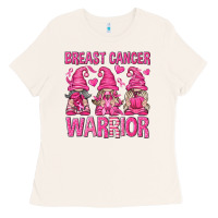 Bone Breast Cancer Warrior Gnomes Ladies Tee - texasbilliewilder