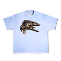 Grape Ice Deinonychus Face Urban Heavy Tee - LillyAllenDesigns