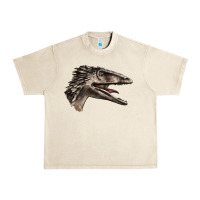 Sandshell Deinonychus Face Urban Heavy Tee - LillyAllenDesigns