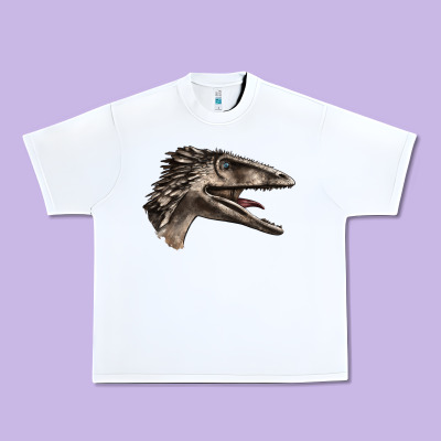 Deinonychus Face Urban Heavy Tee Designed By Lillyallendesigns