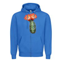 True Royal King Cup Cactus Zipper Hoodie - LillyAllenDesigns