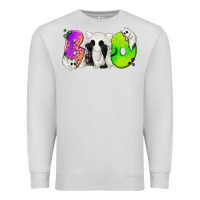 Dove Grey Boo Ghost Cat Premium Sweatshirt - texasbilliewilder