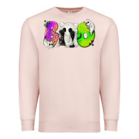 Pale Pink Boo Ghost Cat Premium Sweatshirt - texasbilliewilder