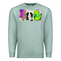 Seafoam Boo Ghost Cat Premium Sweatshirt - texasbilliewilder