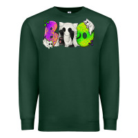 Sports Green Boo Ghost Cat Premium Sweatshirt - texasbilliewilder