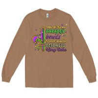 Toasted Coconut mardi gras parades beads french quarter beignets k Long Sleeve Tee - MaliasSmallBusiness