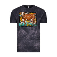 Cloud Black Western Heifer Please Simmental Cow Vintage Tee - LillyAllenDesigns