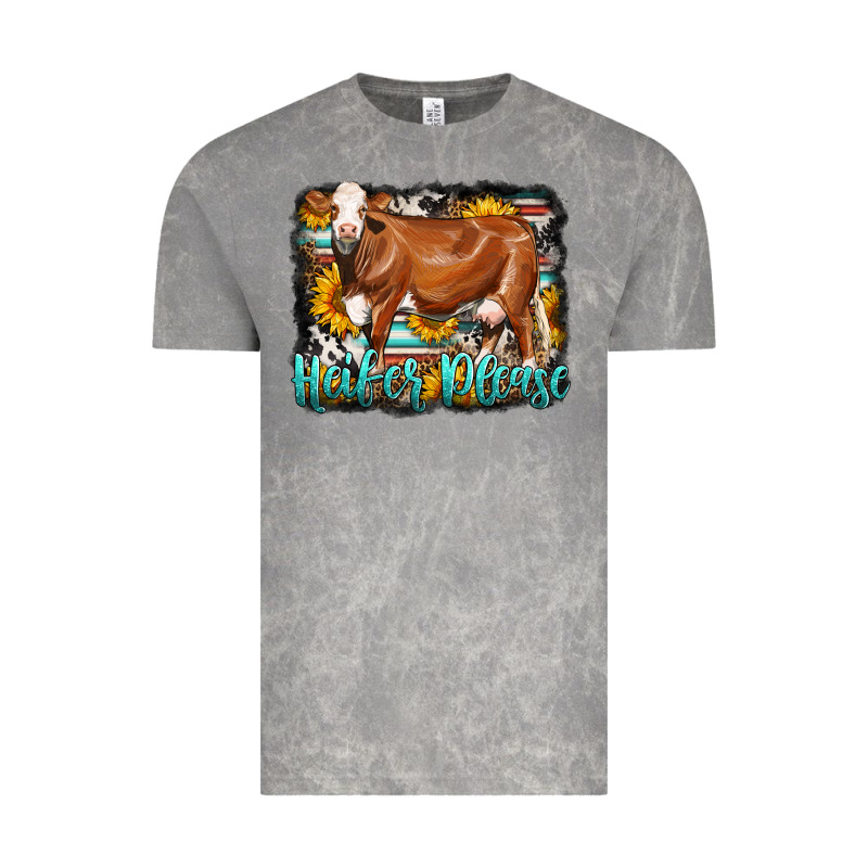 Western Heifer Please Simmental Cow Vintage Tee by LillyAllenDesigns | Teevron
