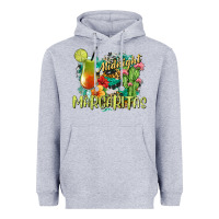 Heather Grey Midnight Margaritas Heavyweight Hoodie - texasbilliewilder