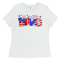 White love 4th of july Ladies Tee - Zillion Design Studio