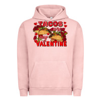 Pigment Salmon Tacos are my Valentine Valentine's Day Urban Hoodie - FaDigitalArtStudio