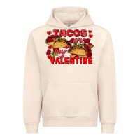Sandshell Tacos are my Valentine Valentine's Day Urban Hoodie - FaDigitalArtStudio