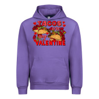Tulip Tacos are my Valentine Valentine's Day Urban Hoodie - FaDigitalArtStudio