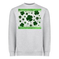 Heather Grey shamrock Heavyweight Sweatshirt - MaliasSmallBusiness