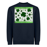 Navy shamrock Heavyweight Sweatshirt - MaliasSmallBusiness