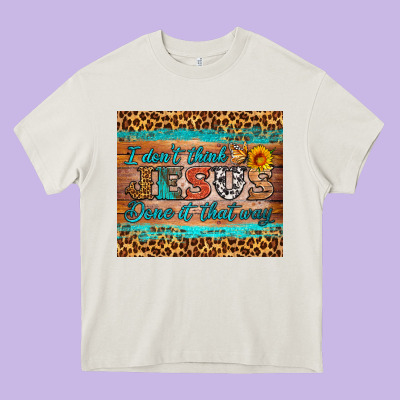 I Don't Think Jesus Done It That Way Tumbler Heavy Core Tee Designed By Hra Design Shop