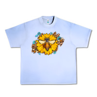 Grape Ice bee sunflower leopard Urban Heavy Tee - Jasminsmagicworld