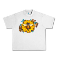 Lunar Rock bee sunflower leopard Urban Heavy Tee - Jasminsmagicworld