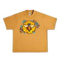 Peanut Butter bee sunflower leopard Urban Heavy Tee - Jasminsmagicworld