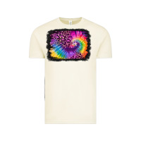 Vintage Arctic tie dye leopard glitter background Vintage Tee - Jasminsmagicworld