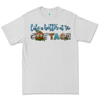 Dove Grey life is better at the cottage Premium Tee - HRA Design Shop