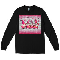 Black valentine's day gnomes Long Sleeve Tee - MaliasSmallBusiness