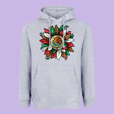 Mexican Sunflower Heavyweight Hoodie Designed By Texasbilliewilder