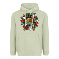 Matcha Mexican Sunflower Heavyweight Hoodie - texasbilliewilder
