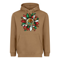 Toasted Coconut Mexican Sunflower Heavyweight Hoodie - texasbilliewilder