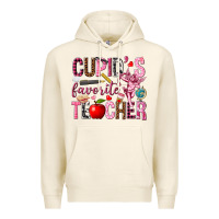 Tofu Cupid's Favorite Teacher Valentine's Day Premium Hoodie - HowdyJamesFarm