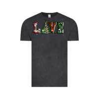 Vintage Black love christmas tree Vintage Tee - AdoDesignShop